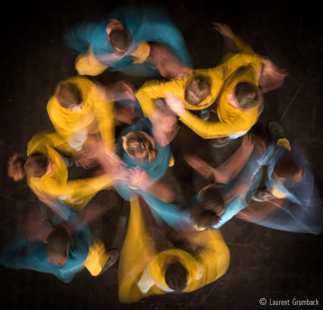 Effet de flou en danse. Laurent Grumbach