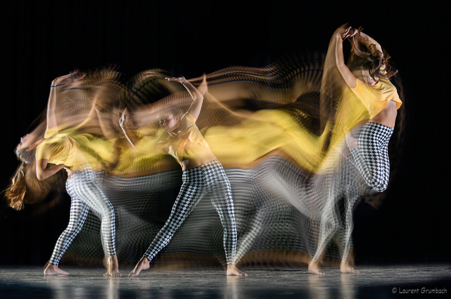 Photo Motion Sculpture avec 3 instants flashés. Laurent Grumbach
