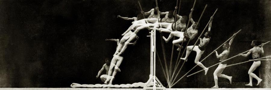 Étienne Jules Marey – Saut à la perche. Le mouvement – 1894, réédition 2002