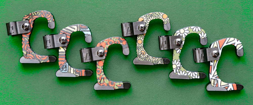 Chaque Zeni’Clip Deluxe est imprimé avec son motif couleur, pour personnaliser votre canne selon vos goûts.