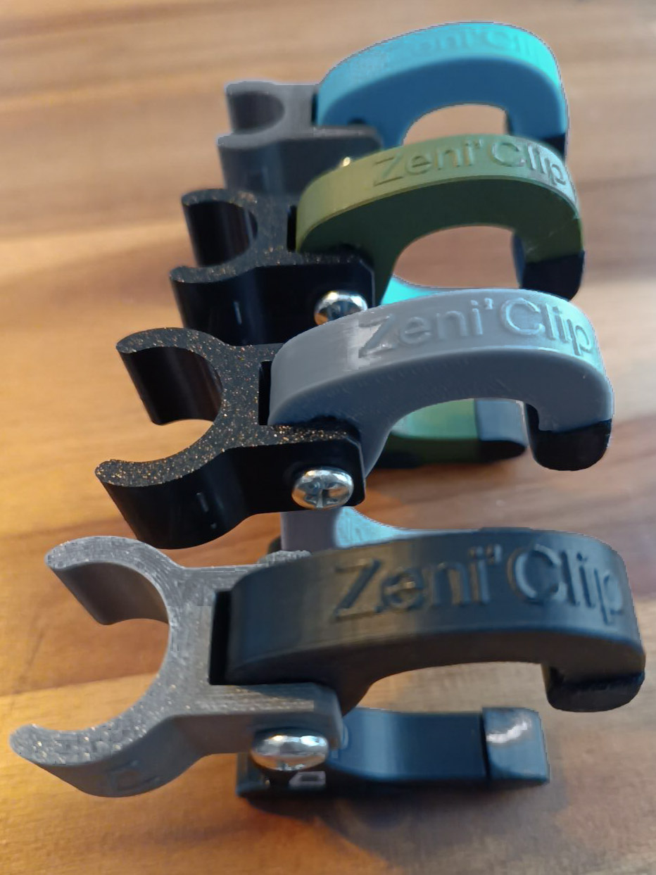 Les 4 couleurs du Zeni'Clip standard